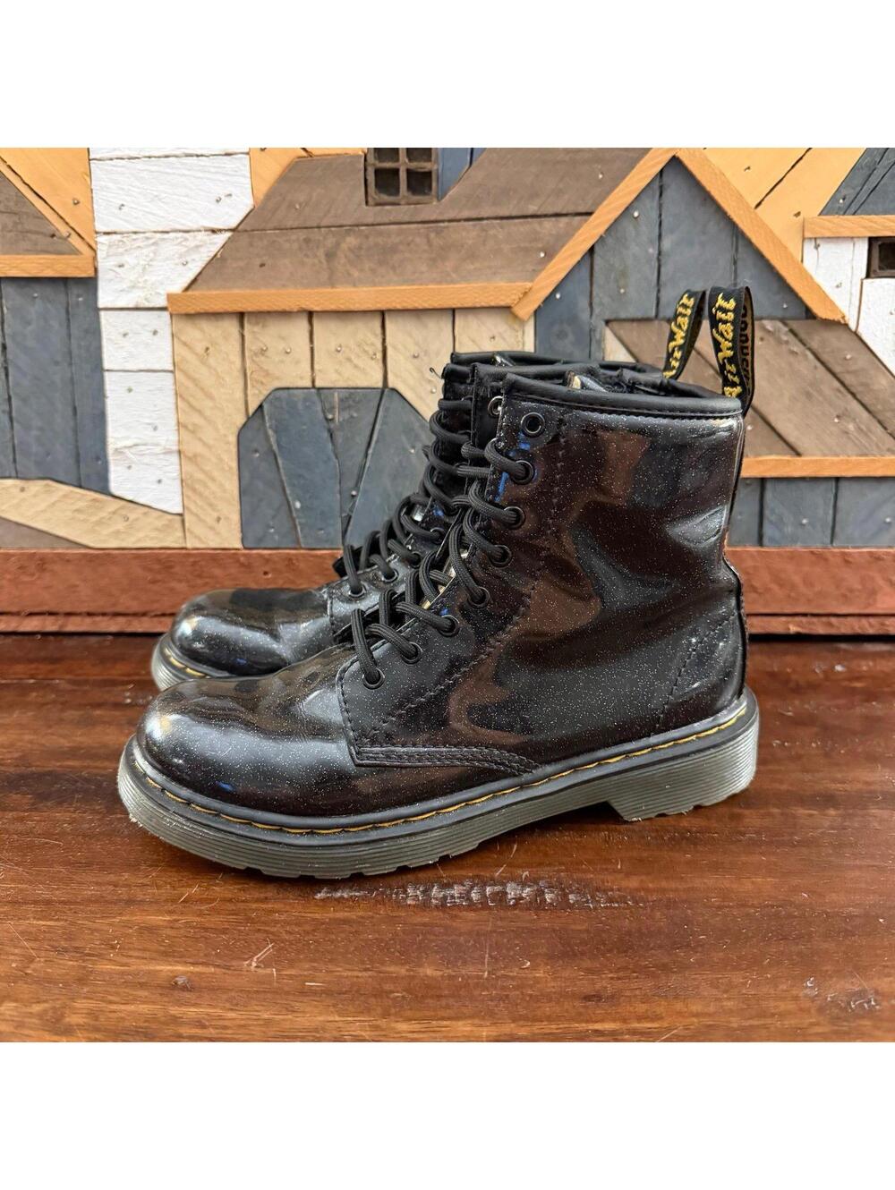 Dr. Martens 1460 Glitter J Boots Size 3